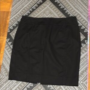 White House Black Market Black Pencil Skirt Knee-Length Workwear Sz 10